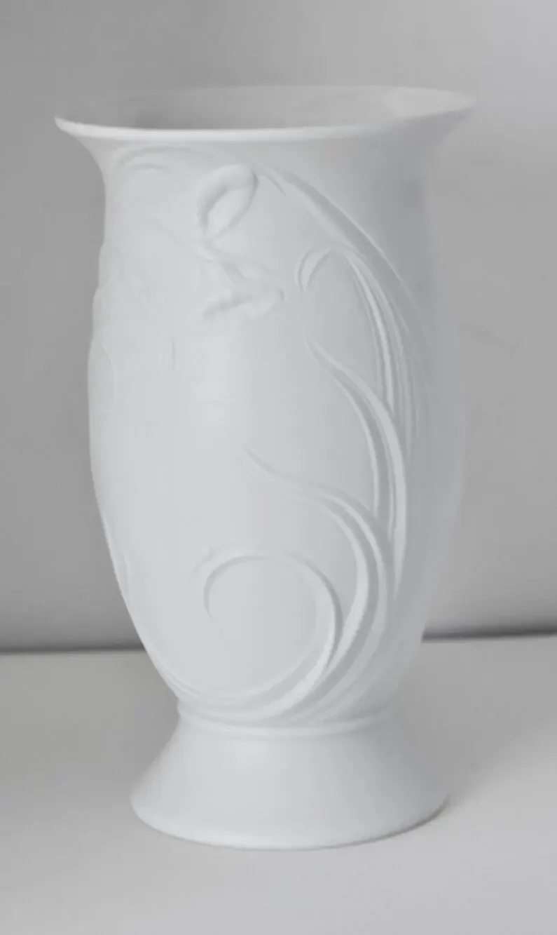Modernist Seltmann Weiden Bavaria White Bisque Bavaria Ceramic 9